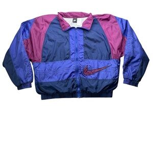 Vintage Nike Air Colorful Windbreaker Jacket (Size L)